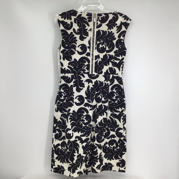 ECTERA Classic Sleeveless Sheath Dress Black/White Career Business Size 4 - Picture 2 of 9